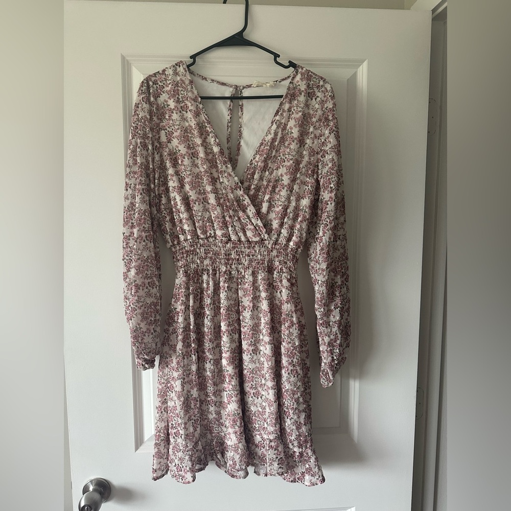 Floral Long Sleeve Dress